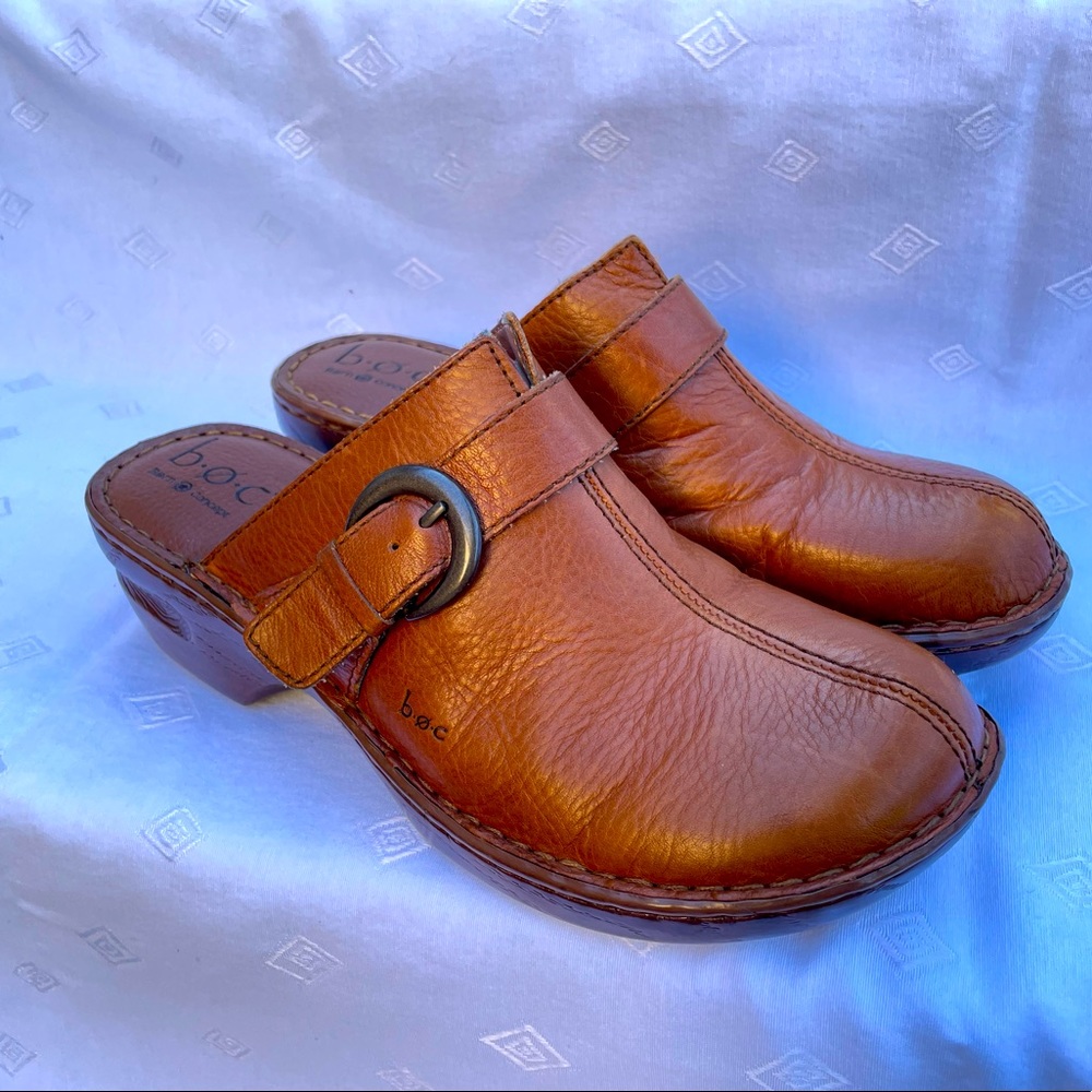 B.O.C. Leather Clogs